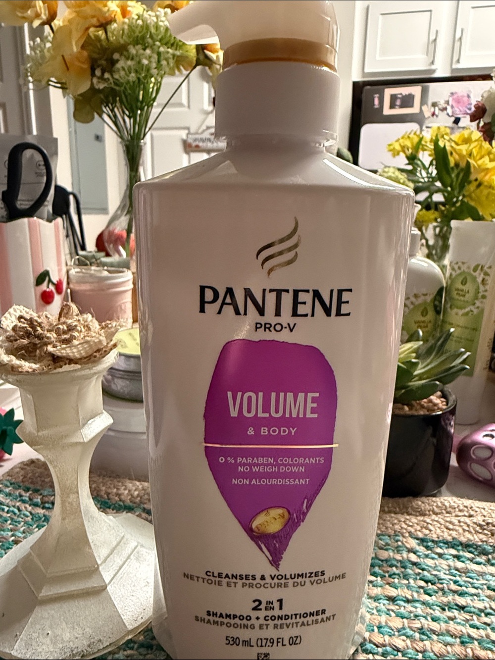 🪻NEW🪻Pantene Pro-V Volume & Body 2-in-1 Shampoo + Conditioner — White